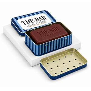 DeTan Soap - Retro Tin Box + Soap Dish