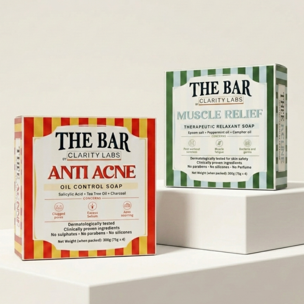 [Combo Pack] Muscle Relief Soap + Anti Acne Soap - Pack of 4 + 4