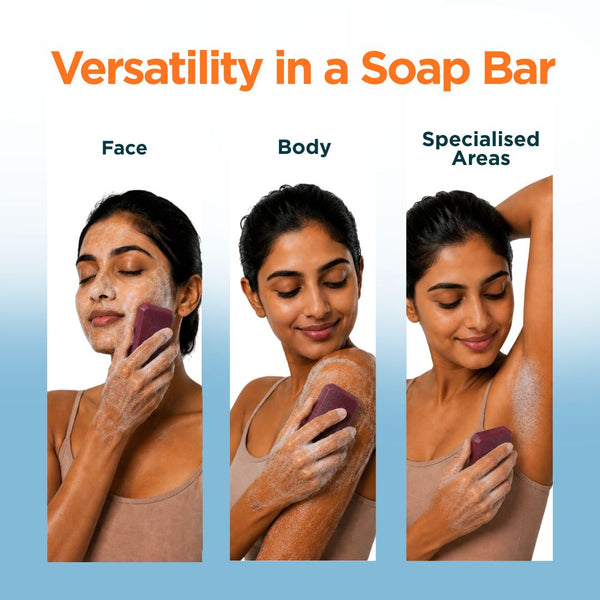 [Combo Pack] Muscle Relief Soap + Detan Soap - Pack of 4 + 4