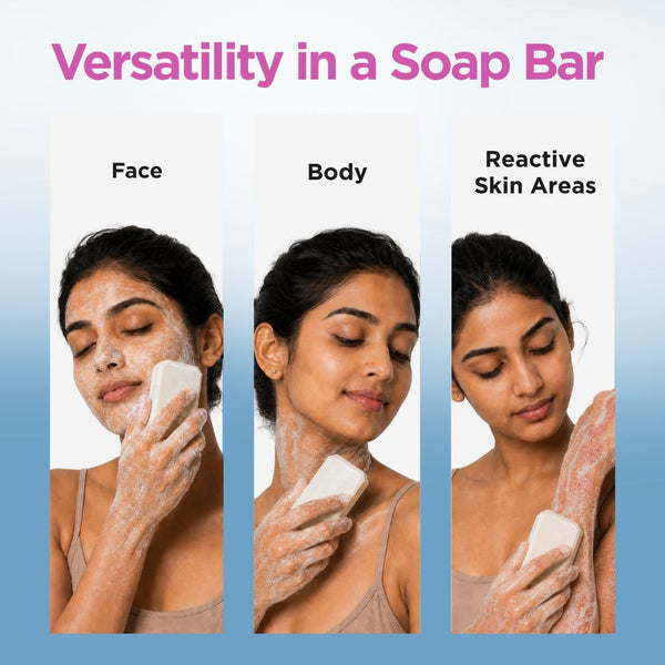 [Combo Pack] Anti Acne Soap + Sensitive Skin Syndet Bar - Pack of 4 + 4