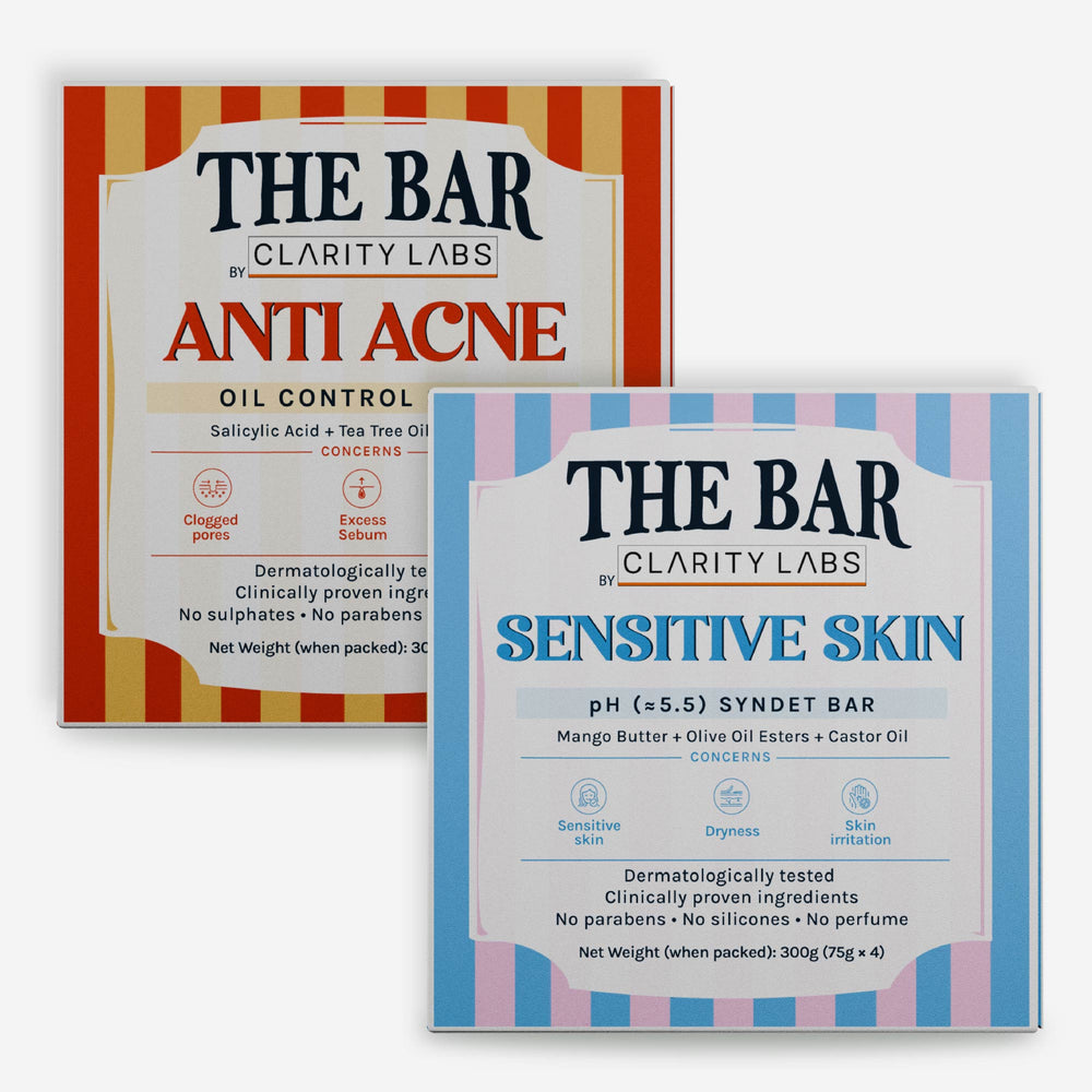 [Combo Pack] Anti Acne Soap + Sensitive Skin Sydnet Bar - Pack of 4 + 4