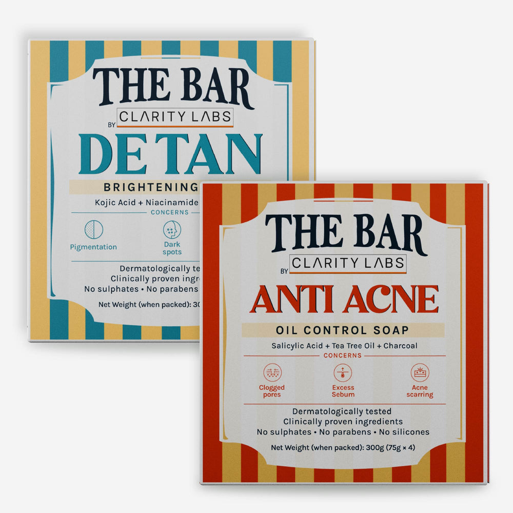 [Combo Pack] Detan Soap + Anti Acne Soap - Pack of 4 + 4