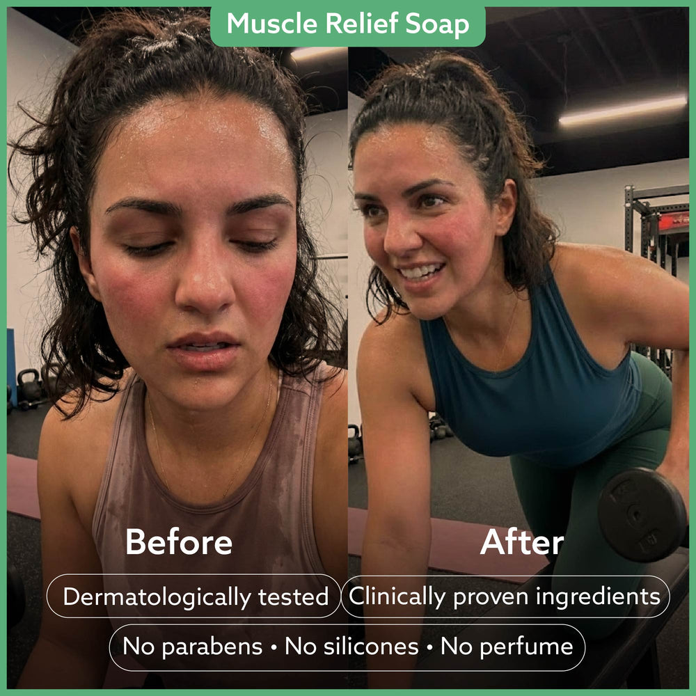 [Combo Pack] Muscle Relief Soap + Detan Soap - Pack of 4 + 4